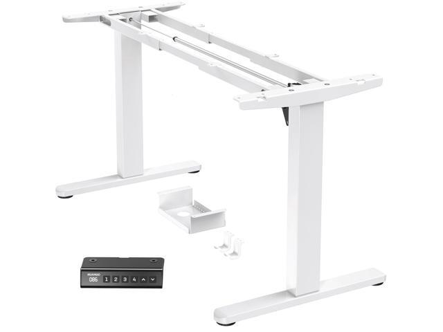 Standing Desk Frame with 220lbs Powerful Brushless Motor, Double Crossbeam Structure, Thick Adjustable Desk Legs, for Max 35.4 x 86.6 Desktop, for.
