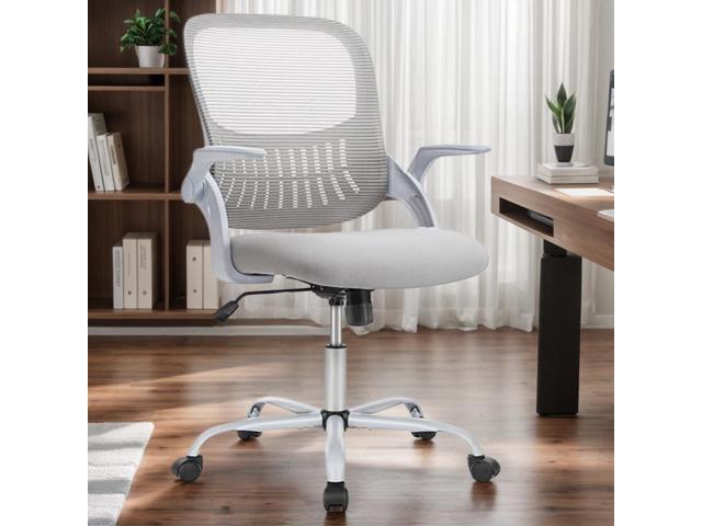 Office Ergonomic Desk Chair, Mesh Comfy Computer Work Chair with Armrests, Rolling Swivel Task Chair for Home Office, Adults and Teens (Flip-up...