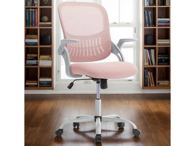 Office Ergonomic Desk Chair, Mesh Comfy Computer Work Chair with Armrests, Rolling Swivel Task Chair for Home Office, Adults and Teens (Flip-up...