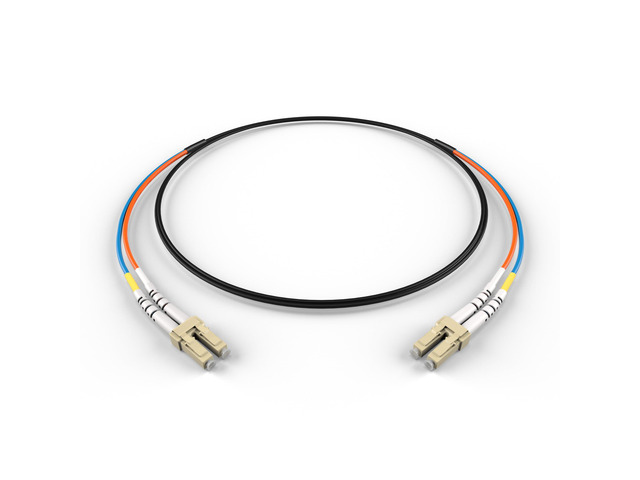 LC LC OM1 Indoor/Outdoor Fiber Optic Patch Cable 10Gb/40Gb/100Gb Corning Glass 150.0m (492.1ft) Water & UV-Resistant for Data Centers, Outdoor...
