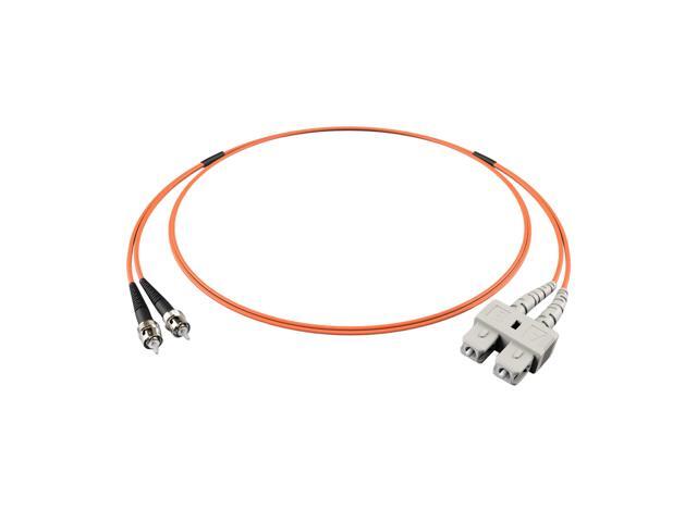 FiberCablesDirect OM1 Multimode Fiber Patch Cable Length Options 0.5M300M SC ST 95M (311.68ft) Duplex 62.5/125Âµm 1Gb Ethernet Orange.
