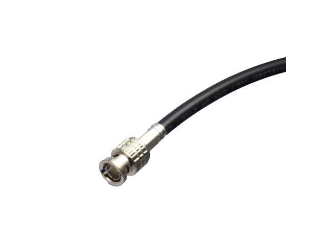 3G/6G SDI Cable, RG6 (18AWG) Sized, with Canare BNCs (300 Foot, Black)