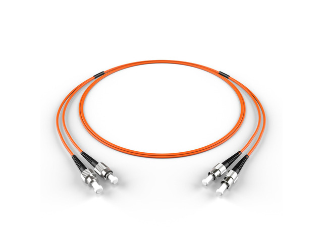 FiberCablesDirect OM1 Multimode Fiber Patch Cable Length Options 0.5M300M ST FC 65M (213.25ft) Duplex 62.5/125µm 1Gb Ethernet Orange...
