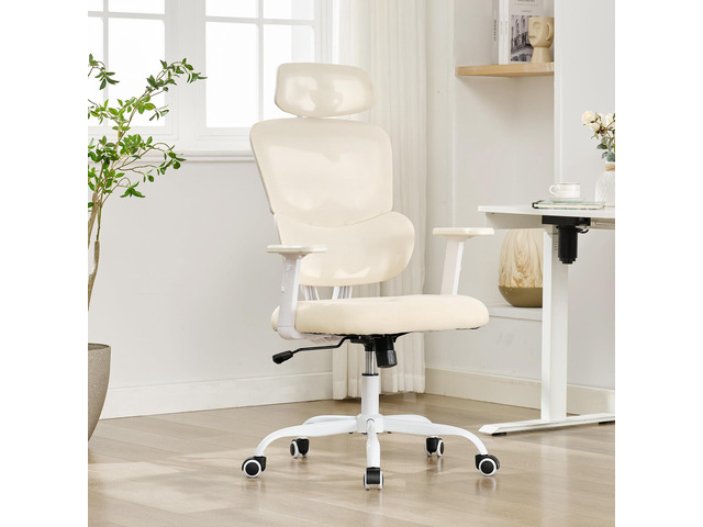 Ergonomic Office Chair,Home Mesh Office Desk Chairs,High Back Office Chair 330 LBS,Swivel Computer Chair with 2D Armrest,Adjustable Headrest,Lumbar...