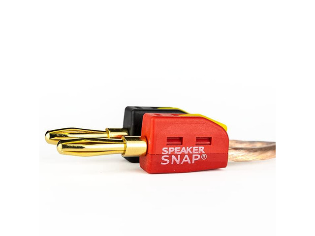 Fast & Secure Banana Plugs - Gold Plated, 12-24 AWG, 2-100 Pieces for Home Theaters, Speaker Wire, Wall Plates and Receivers
