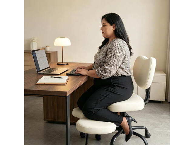 Extra-Wide & Tall Ergonomic Criss Cross Chair, Oversized Cross-Legged Office Chair with Lumbar Support & 6.7' Retractable Footrest, ANSI/BIFMA...