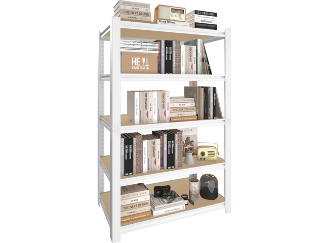 27.6' W x 11.8' D x 59.8' H 5-Tier Adjustable Book Shelf - Modern Standing Open Bookshelf, Display Bookcase Storage Shelves Organizer for Living...