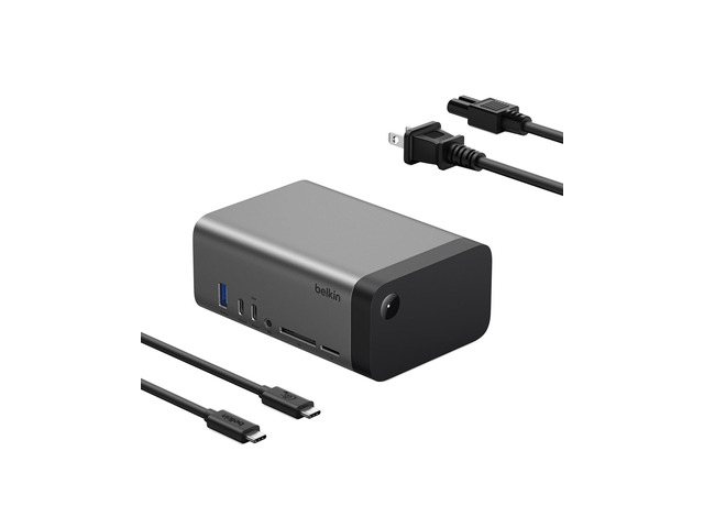 USB-C Hub, 11-in-1 Pro GaN Dock 150W, Multi-Port Docking Station w/USB-C, USB-A, Ethernet, SD, MicroSD, 3.5mm Port, 4K HDMI Ports for Triple...