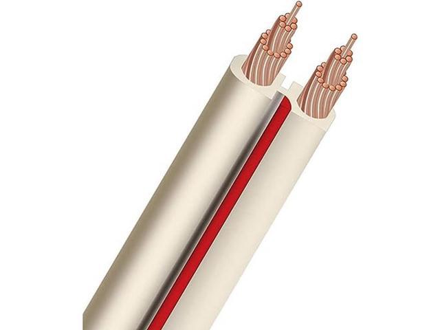 X-2 Bulk Speaker Cable 50' (9.14m) Spool - White Jacket 14 AWG