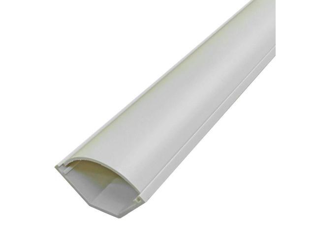 Large Corner Duct Cable Raceway (1250 Series) - 5 Feet - Beige - 10 Sticks