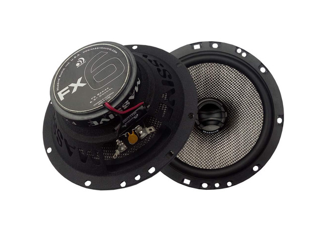 FX6 6.5' Coaxial Car Speakers 200W Max Power, 10oz Magnet, 88dB Sensitivity High-Performance Sound Upgrade for Car Audio Systems