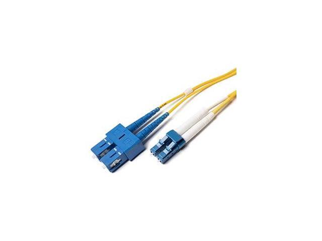 10Pk 2M OS2 LC SC Single Mode Fiber Optic Cables - 10 Pack Duplex 9/125 LC to SC Singlemode Jumper Cord 2 Meter (6.56ft) Pack Options: 2, 4, 6,...