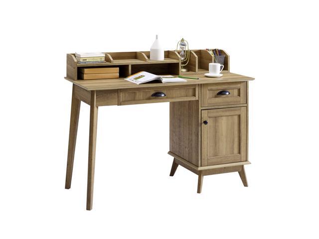 Newport Series Home Office Writing Computer Desk With Hutch Storage Drawers and Cabinet Sturdy and Stylish Easy Assembly Laptop PC...
