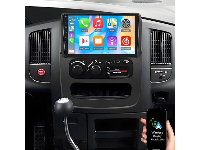 Car Stereo Radio Fit for Dodge Ram 1500 2500 3500 200 2 2003 2004 2005, 9 inch Touch Screen Car Radio Receiver with Carplay Android Auto WiFi GPS.