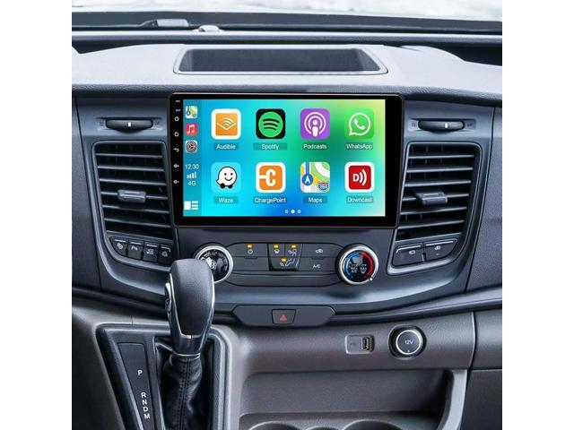 Car Stereo Radio for Ford Transit Custom 2020 2021 2022 2023 2024 Android 14 for Carplay Wireless/Wire Android Auto 10 Inch GPS Navi Screen.