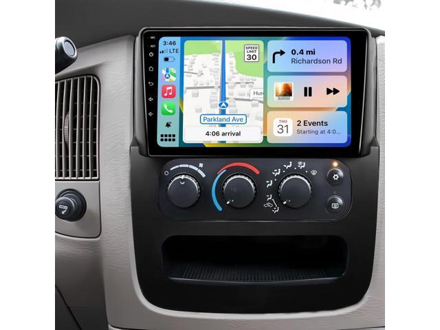 4G+64GGB 9' Car Radio for Dodge RAM 2003 2004 2005 with Wireless Carplay Android Auto GPS Navigation Bluetooth FM WiFi SWC Android 15