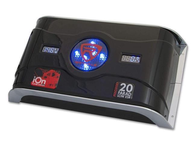 RXC50D v2 50 Farad 24V Car Audio Capacitor with Voltage+Amerage Meter