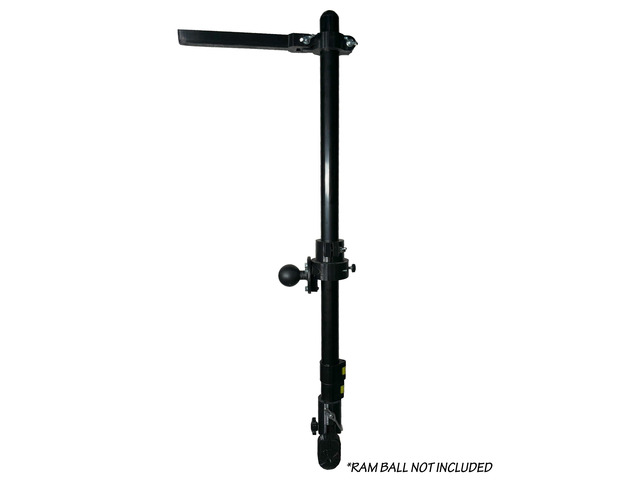 Transducer Pole with Ball Mount Adapter (Ball Not Included), RAM Ball Boat Mount, Adjustable 30'-60' Telescoping Pole for Livescope LVS34, LVS32,...