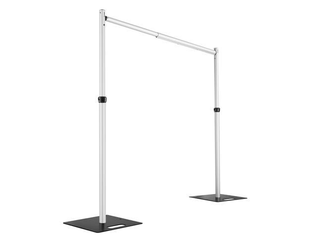 Heavy Duty Backdrop Stand, 10x10ft Pipe and Drape Stand Kit, Adjustable Arch Backdrop Stand, Back Drop Stand for Party Event, Trade Shows & Wedding.