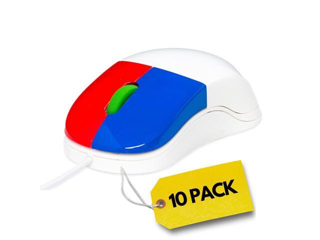 Kids Mouse - Colorful Ergonomic USB Computer and Laptop - School and Home Computer - Wired Children Friendly Mouse Compatible with Windows, MAC OS,.