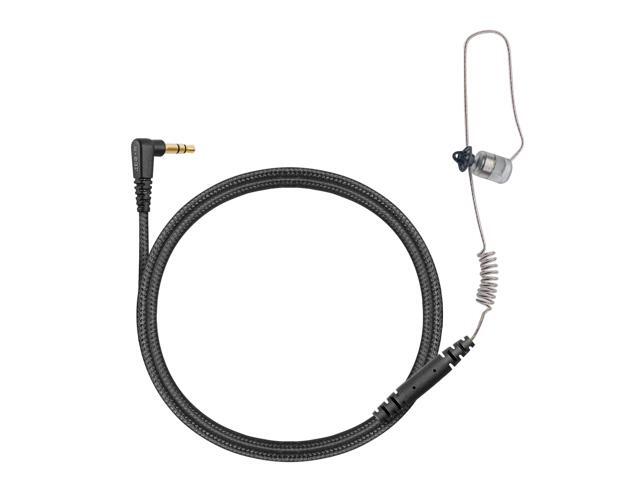 360 Flexo Dynamic Braided Fiber Cloth Single Ear Earpiece (3.5mm Connector, 22')