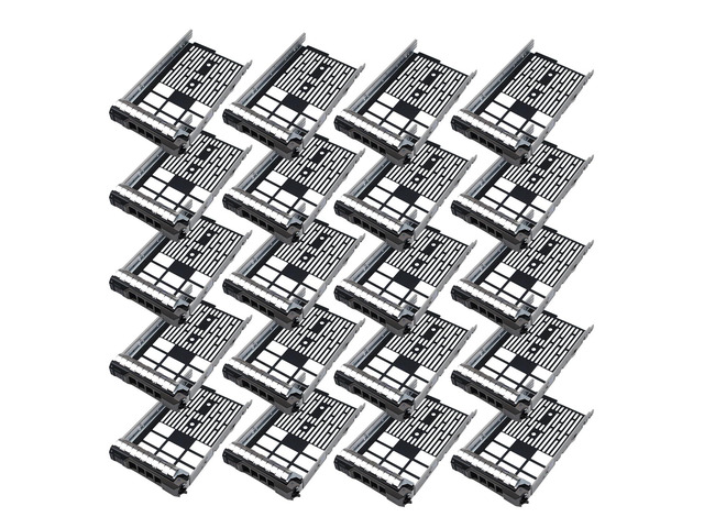 20-Pack Hard Drive Tray Caddy 3.5 SSD HDD Caddy KG1CH 0KG1CH Compatible for Dell Poweredge Series 11/12/13/14 Generation T340 T440 T640 R430 R530...
