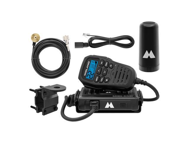 MXT275VP4-15 Watt GMRS MicroMobile Two-Way Radio - ATVs UTVs and Other Off-Road Vehicles - Overlanding Gear - Extended 3dB gain Roll Bar Mount...