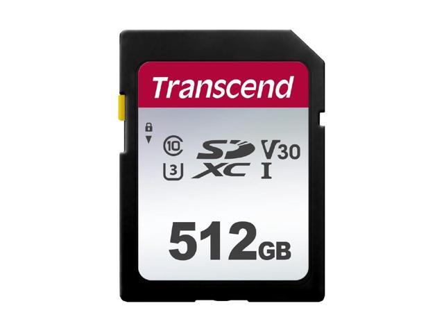 SDC300S 512GB SDXC SD Card, UHS-I U3 V30, 4K UHD & Full HD for DSLR Cameras/Digital Cameras/Trail Cameras/Camcorder, Up to 100MB/s, Class 10.