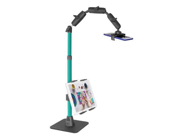 Mounts Remarkable Creator Pro+Plus, Phone Holder and Tablet Mount for Content Creation, Includes LED Phone Clip On Light, Teal Extension Pole, for...