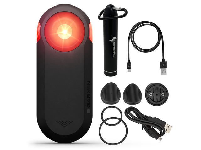 Wearable4U - Varia RTL515 Cycling Rearview Radar with Visual and Audible Alerts for Vehicles and Power Bundle