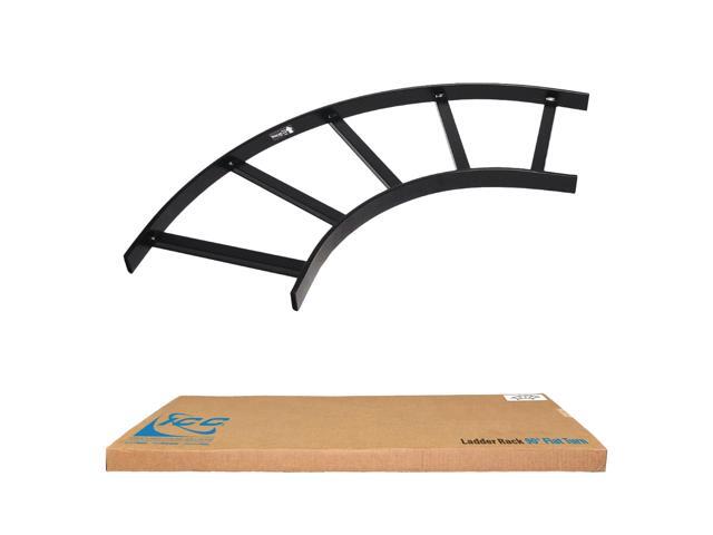 Cable Runway Rack 90° Flat Corner, 16-Gauge Steel, Made in USA