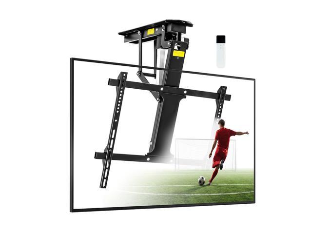 Electric Ceiling TV Mount with Remote, Motorized Drop Down TV Ceiling Mount for 3270 Inch Flat & Curved TVs, Up to 88 lbs, VESA 600x400, Fits Flat...