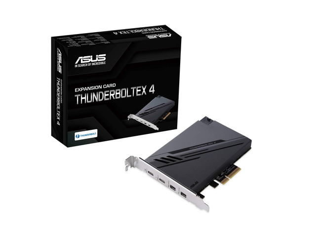 ThunderboltEX 4 with Intel Thunderbolt 4 JHL 8540 Controller, 2 USB Type-C Ports, up to 40Gb/s bi-Directional Bandwidth, DisplayPort 1.4 Support,...