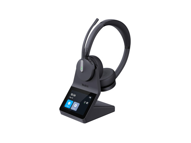 HA64 Pro Dual Wireless Office Headset with Mic for Work, DECT & Bluetooth Computer and Desk Phone Headset, Microsoft Teams & Zoom Certified, Noise...