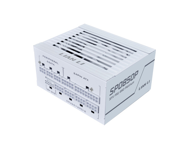SP0850P Platinum 850W SFX Form Factor Power Supply with 12V-2x6 Connectors - ATX 3.1 & PCIE 5.1 Compliant - Low-Noise - Fully Modular - 105°C...