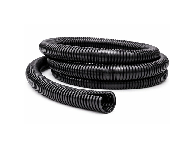 Split Wire Loom Tubing 5/8' Inch 250 Ft Long - Black Conduit Cover for Cords - Corrugated Tubing and Protector for Automotive - Durable Polyethylene