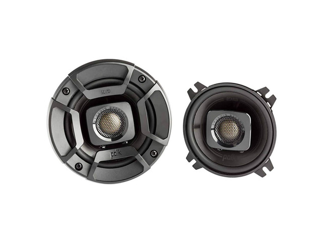 DB402 DB+ Series 4 Inch Speakers Car Audio with Marine Certification, Car Coaxial Speakers, Black
