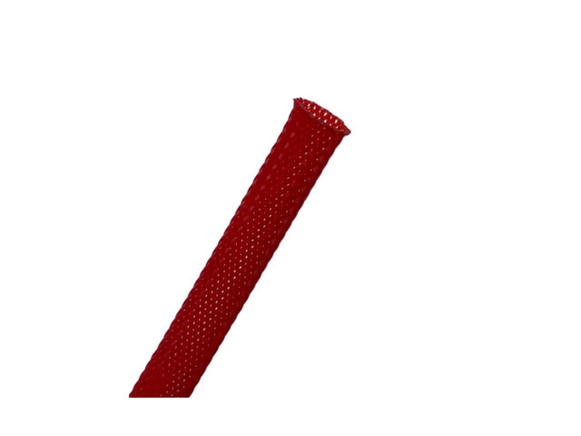PET Expandable Braided Sleeving - 1-3/4 Inch - 100 Feet Long - Red Cable Sleeve Automotive Wire Loom, Cable Wrap, Cord Protector from Pets, Cable...