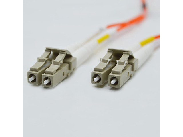 FiberCablesDirect OM1 Multimode Fiber Patch Cable Length Options 0.5M300M LC LC 42M (137.80ft) Duplex 62.5/125µm 1Gb Ethernet Orange...