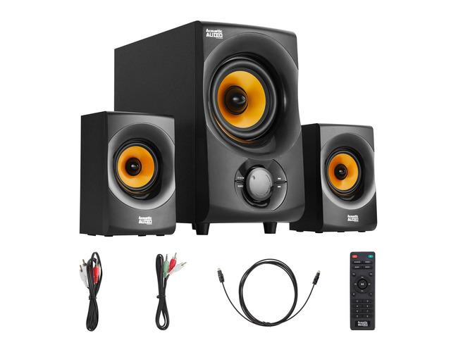 Bluetooth 2.1 Speaker System 2.1-Channel Home Theater Speaker System, Black (AA2170)