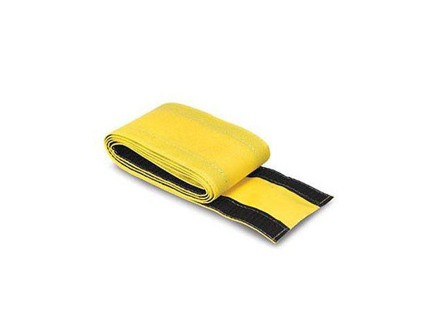 4' SafCord Carpet Cord Cover Strip Secure and Hide Floor Cables and Wires - 6 Feet - Yellow Works only on Commercial Carpet, Barber and Loop...