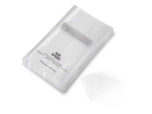Vacuum Sealer Bags 6x10' 100 Pint for Food Saver Vacuum Seal Machine Sous Vide, Freezer Safe, PreCut, BPA Free, Commercial Grade, Heavy duty,...
