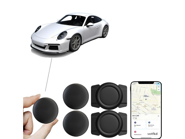 2 Pack GPS Tracker for Vehicles,Tracker Device for Vehicles w/Magnetic Tracking Devices for Cars Hidden,Car GPS Tracker,Car Tracker (Only iOS) ...