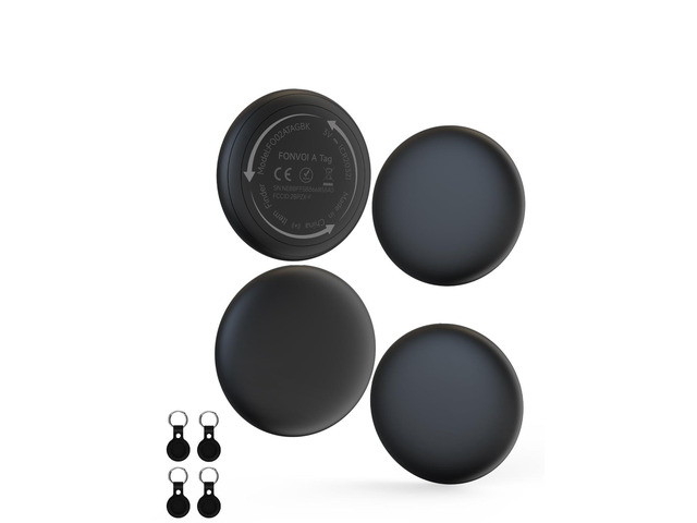 2026 New Air Tags-4 packApple MFi CertifiedSmart Bluetooth Tracker 4 Pack (iOS Only),Item Locator Works with Find My,Replaceable Battery Key Finder...