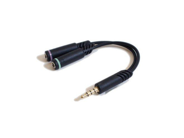 Premium OEM PC Headset Adapter for Playstation PS4 PS5, Xbox One Series S/X, Mac, Latest PCs, Smartphones and Tablets Combo Audio Adapter Cable for...