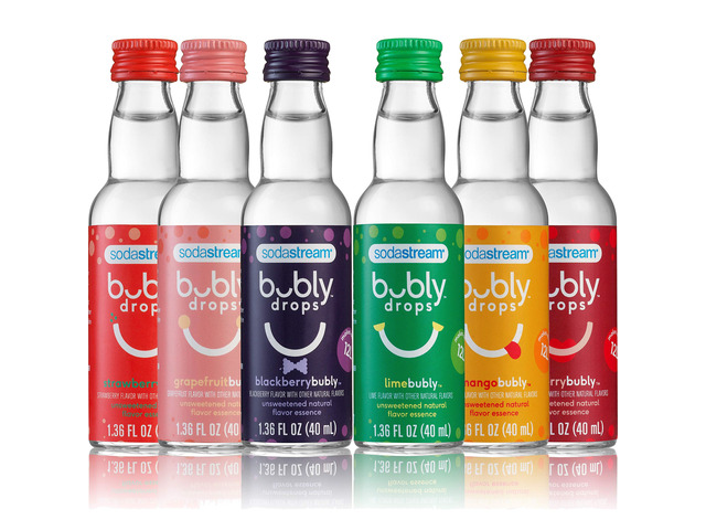 Bubly Fruit Drops for Sparkling Water Natural Fruit Flavor Zero Calories, No Sweeteners Create Your Own Bubly with Variety Pack, Bubly...