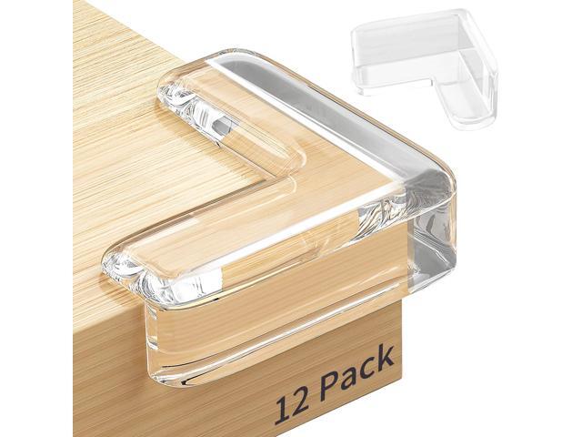 12 Pack Corner Protector, Table Protectors, Clear Furniture Edge Safety & Corner Guards Bumpers Cushion to Cover Table Edges & Sharp Furniture