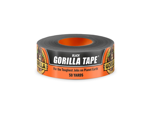 Heavy Duty Duct Tape, Black, 1.88' x 50 yd, 1-Pack Weather Resistant, Indoor & Outdoor Use, Double-Thick Adhesive, Reinforced Backing, Grips Wood...