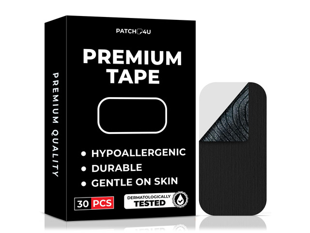 Premium Tape (30 Pack) - Pain Free Removal, Hypoallergenic Latex Free & Gentle On Skin, Packaging May Vary, Skin Friendly Adhesive Cotton Tape
