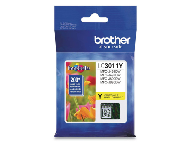 Printer LC3011Y Single Pack Standard Cartridge Yield Up to 200 Pages LC3011 Ink Yellow